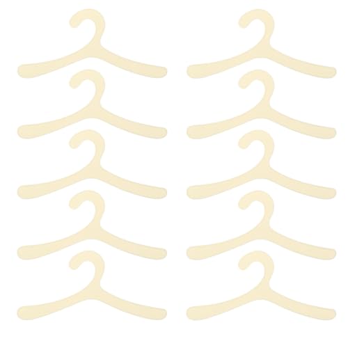 BESTonZON 10 pièces Cintres Plastique pour Animaux de Compagnie Ensemble de Cintres pour Vêtements Chien et Costumes et Vêtements Animaux