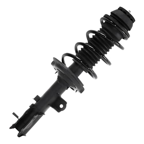Image of Detroit Axle - Front Struts & Coil Springs Sway Bar Links Outer Tie Rods Lower Ball Joints Replacement for 2012-2017 Hyundai Accent - 8pc Set
