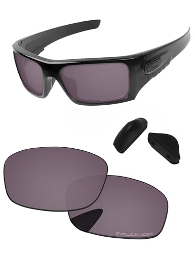 Image of Replacement Lenses & Nosepads for Oakley Si Ballistic Det Cord OO9253 61mm - Precision Fit, UV & Impact Resistant