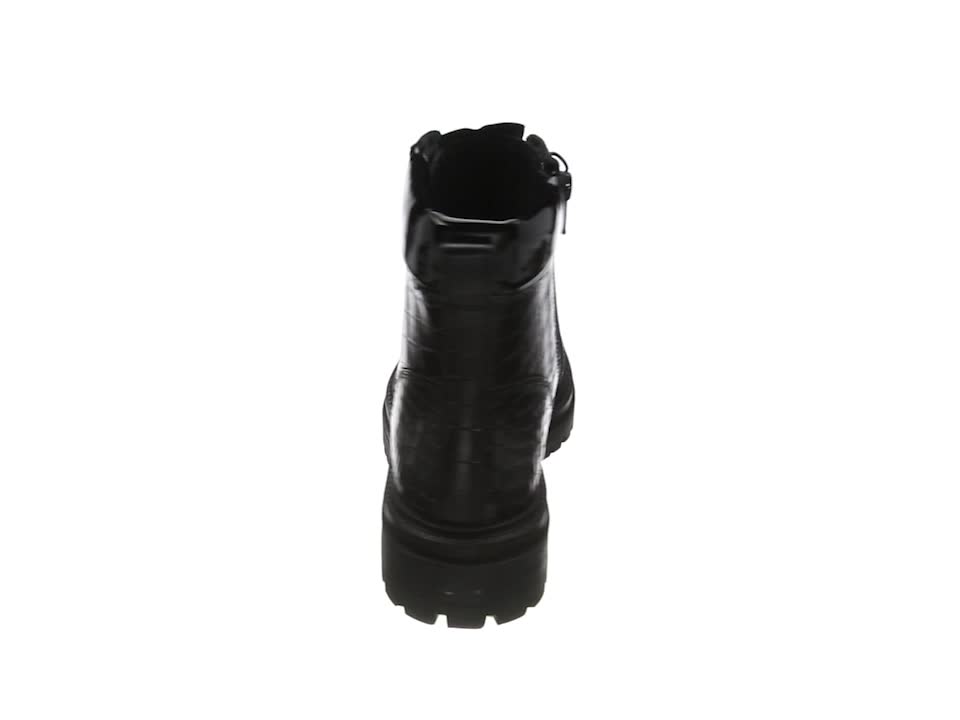 Geox Dames D Iridea enkellaars, zwart, 36 EU