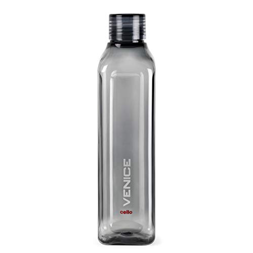 Image of CELLO Venice Water Bottles Set of 4 Pcs For Daily Use, 1000ml Each Multicolor | Stylish & Unbreakable BPA-Free Leakproof Freezer & Fridge Safe Pet Water Bottle For School, Office, Kitchen & Travel