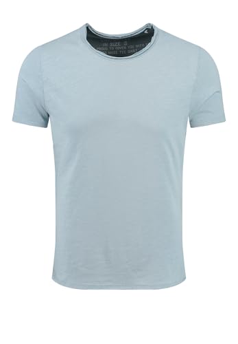KEYLARGO Męski Bread New Round T-Shirt, Steel Blue (1214), L