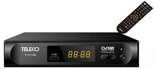 Teleco TLH10B DVB-T2 Digital Terrestrial Decoder front view