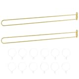 cortina artesanal para sala 【Especificaciones】Tiene una longitud de 200cm/230cm, lo que garantiza que abarque un área significativa, el tubo en forma de U tiene un ancho de 12cm y un diámetro de 19mm, lo que contribuye a la robustez general del marco de soporte.