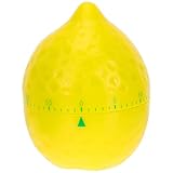 NUOBESTY Küchentimer Zitronenform Mechanisch mit Countdown Funktion Kompakter Küchenwecker aus...