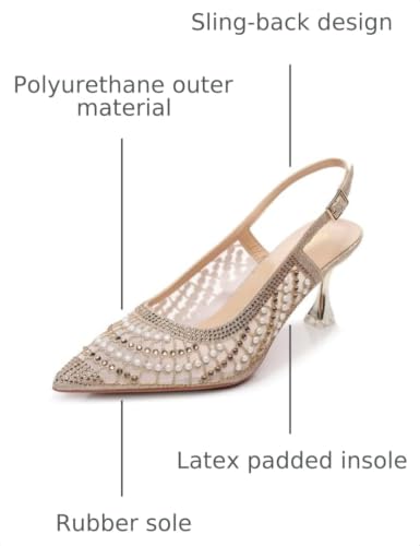 Image of VenusCelia Women's Charming Lady Slingback Pump Shoe