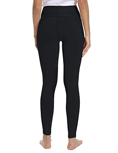 Fitst4 Sports UNKNOWN Women'S Riding Tights Knee Patch Ventilated Active Schooling Tights Black M thumb #2