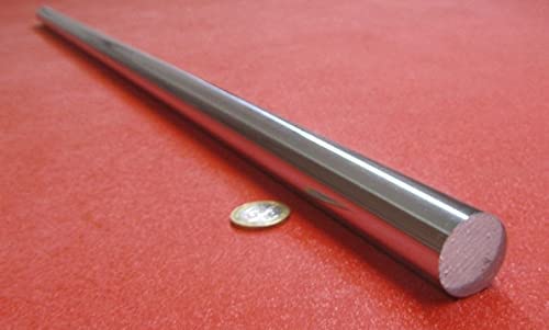 Chrome Plated 1045 Carbon Steel Shaft 1.00" Diameter x 36" Long 1 pc