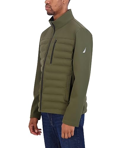 Image of Nautica Men's Lightweight Softshell Jacket - Bonded Fleece Lining, Regular, Big & Tall Sizes