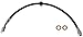 Dorman H622430 Brake Hydraulic Hose for Select Chevrolet Models