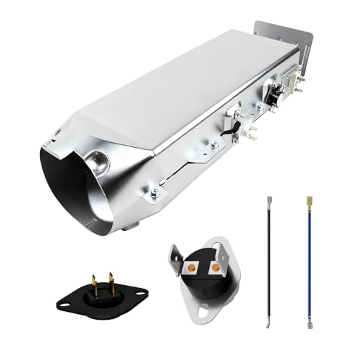 DC97-14486A Dryer Heating Element for Samsung Dryer dv40j3000ew/dv45h7000ew/a2 dv42h5200ep/a3 dv42h5200ew/a3 DVE50R5400V/A3 Replaces DC97-14486D AP4342351 DC97-08891A