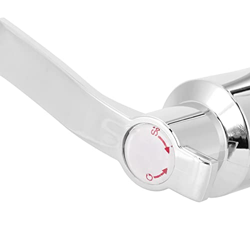 Kitchen Faucet, Water Sink Faucet Single-Tube Cold Wall-Mounted, 360° Rotatable G1/2Inch Water Kitchen Tap Without Hose, Copper Outlet, Silver(Wall-Mount, No Basin Faucet) #TOP7