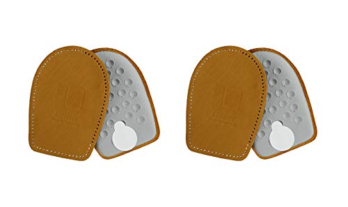 Lenzen 2 Pares Almohadillas de Cuero para el Talón I Plantillas Ortopédicas para Hombre y Mujer (38-40 EU) Cover