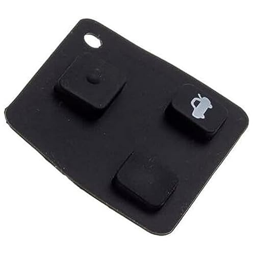 Botones de Mando Llave del Coche 3 Botones, Botonera de Repuesto para Mando a Distancia, Compatible con Toyota Avensis Corolla Yaris Rav4 Camry Land Cruser