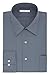Van Heusen Men's Tall Fit Dress Shirts Poplin, Grey, 18
