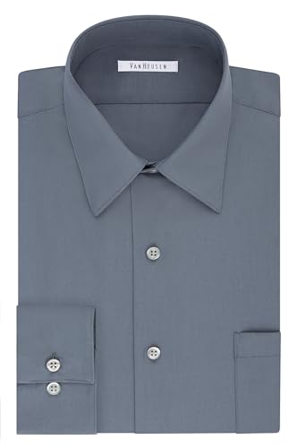 Image of Van Heusen Men's Tall FIT Dress Shirts Poplin