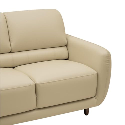 Image of Wakefit Sofa Set | 5 Year Warranty | Sofa 2 Seater, 2 Seater Sofa for Living Room, Wooden Sofa Set, Couch Sofa for Living Room - Solomon(Robin : Beige)