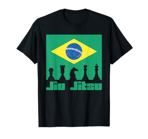 Camisa brasileña Jiu Jitsu BJJ Cage Fighter MMA Regalo Hombres Niños Camiseta