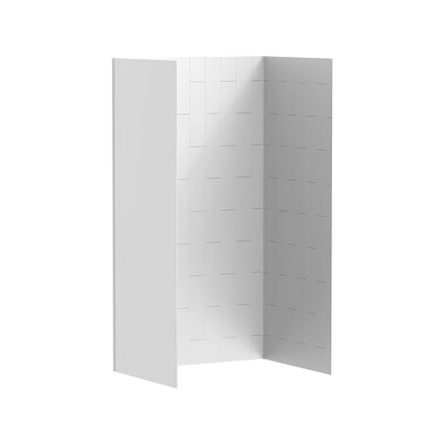 American Standard 2951SWT48.020 Aspirations 48 x 36 x 84-Inch Shower Wall Set, White