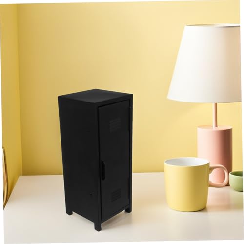Armoire de rangement de bureau verrouillable NUOBESTY en métal noir - 7