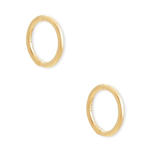 Kendra Scott Keeley 10mm Huggie Earrings in 18k Gold Vermeil2