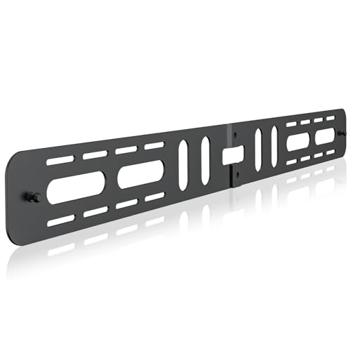 How to Mount Soundbar to TV? (2023) Heavy-Duty Soundbar Mount for Sonos Playbar Wall Mount Bracket for Space Saving - Durable Metal...