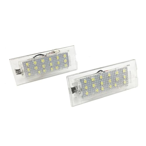 Luz LED de matrícula BMW X5 E53 1999-2003 X3 E83 03-10 blanca 3