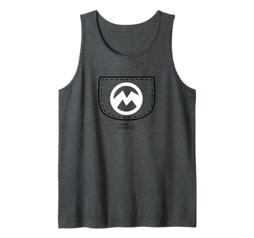 Minions Evil Minion “M” Faux Pocket Graphic Tank Top