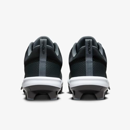 Nike Force Trout 9 Pro Low Rubber Baseball Cleats (FB2908-001, Black/Anthracite/Cool Grey/White)3