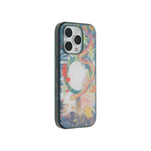 Image of OtterBox iPhone 16 Pro Lumen Series Case - Year of the Snake Green | Aesthetic, Clear iPhone Cases with Colorful Year of the Snake Design w / Camera Protection, Minimalist Design, MagSafe