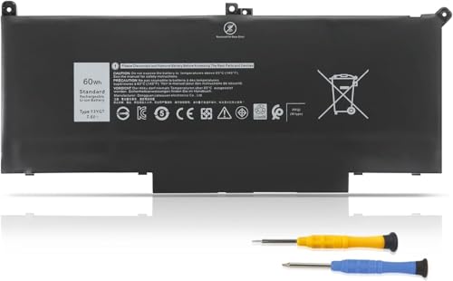 Batterie PC Dell Latitude 7490 7380 F3YGT Haute Capacité 60Wh