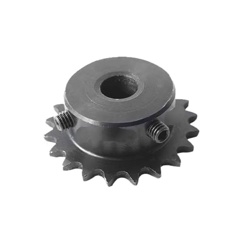 Bevel Gear Pinion Hardware Mechanical 1Pcs 12-20Teeth Bore 6mm 04C / 25H Chain Gear 45# Steel Industrial Sprocket Wheel Motor Chain Drive Sprocket(16 Teeth)