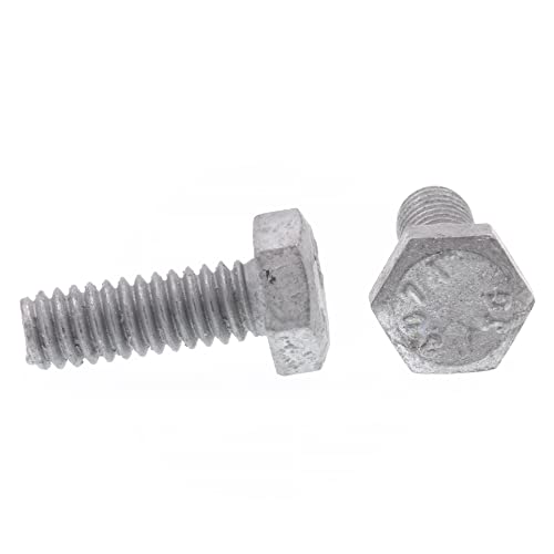 Image of Prime-Line 9058263 Hex Bolts, 1 /4 in.-20 X 3 /4 in., A307 Grade A Hot Dip Galvanized Steel (100 Pack)