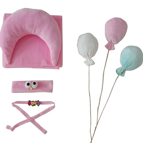 Infant Photo Props Posing Pillow Photostudio Furniture Basket Stuffer Baby Photoshooting Headband for Baby