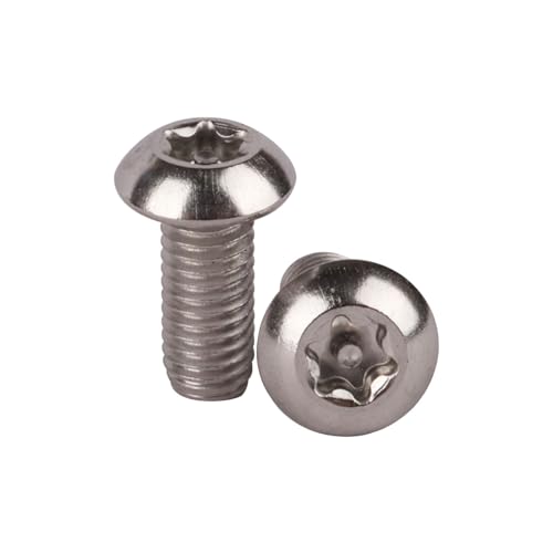 Image of 12PCS 304 Stainless Steel Bolts Torx with Column M5x10 12mm Bicycle Disc Brake Cycle Rotor Water Bottle Cage Screws (M5x12mm)