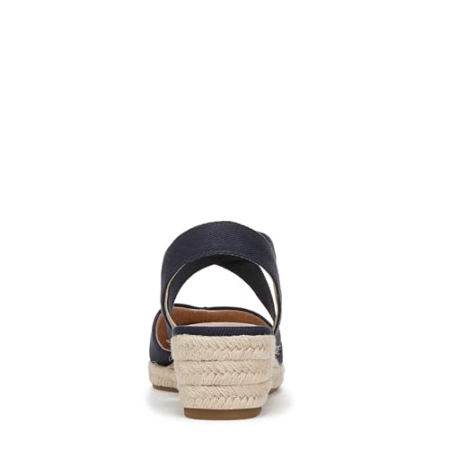 LifeStride Women's Kimball Espadrille Wedge Sandal, Lux Navy Canvas, 12 Wide by LifeStride - Image 3