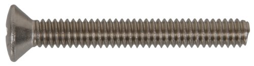 Vis cruciforme en acier inoxydable avec tête ovale 1/4" x 10,2 cm antirouille