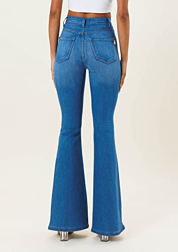 Vibrant M.I.U. Women’s Flare Jeans – High Waisted Bell Bottom Casual Denim Classic Flared Pants with Pockets3