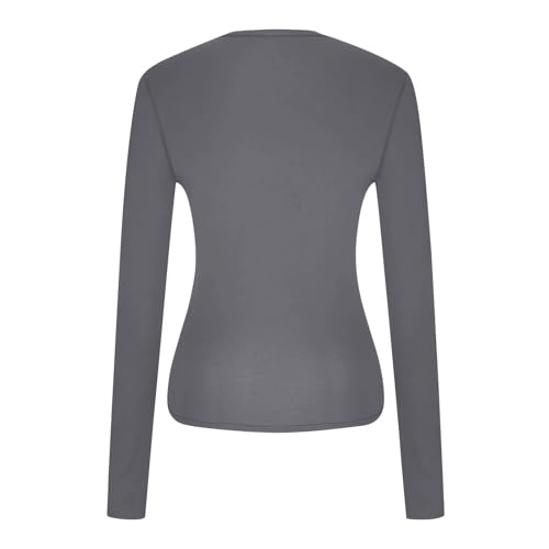 Long Sleeve Crop Tops for Women Fall Slim Fitted Going Out Basic Tees Fashion Cute Print Y2k Shirt Teen Girls Clothes3