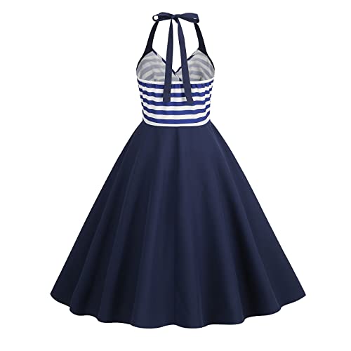 Image of Women Dress American Flag Print Vintage Maxi Dress