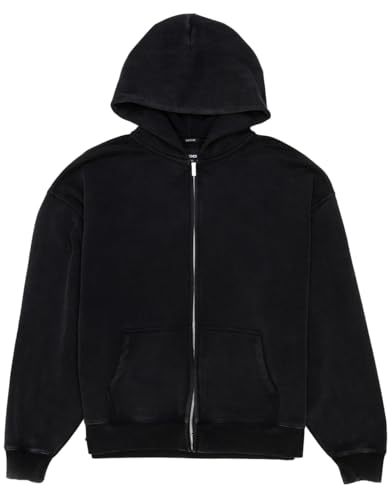 Rsq Mens Oversized Zip-Up Hoodie