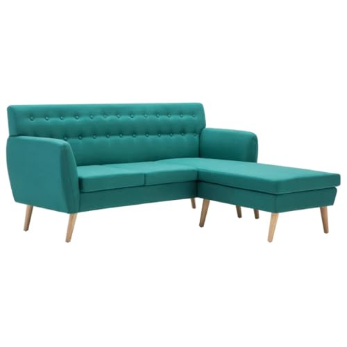 Sofá Chaise Longue estilo´nórdico – VidalXL con patas de madera