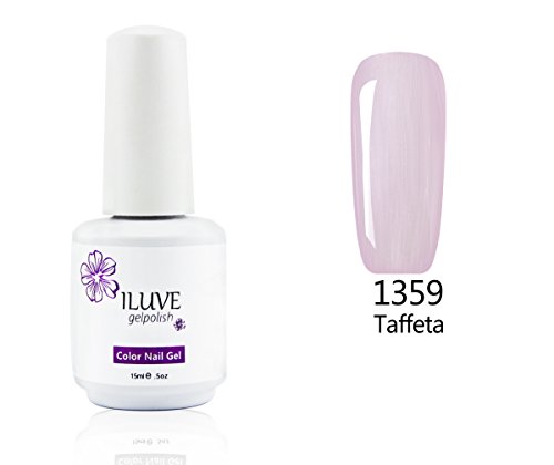 iLuve Long Lasting Soak Off Nail Polish with 238 Color Choices | 1 bottle with 15ml of UV Gel Polish | Taffeta Color #1359