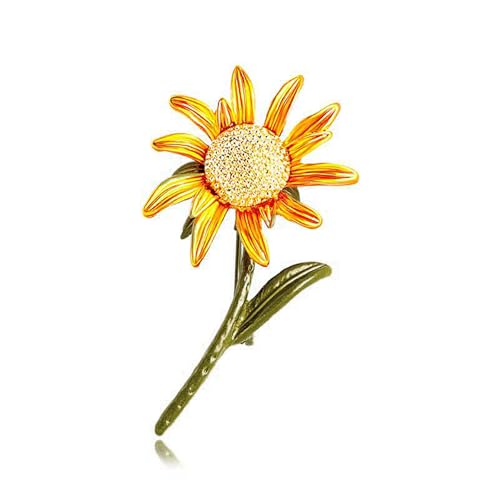 Image of Rhinestone Flower Brooch 18K Gold Plated Flower Floral Brooch Elegant Pearl Lapel Pin Costume Jewelry Thanksgiving Day Birthday Wedding Gifts for Mom Wife