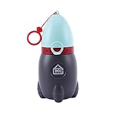 DIJIAMEIYA Travel Urinal for Kids,Portable Emergency Urinal for Toddler,Light and Easy to Carry,Suitable for Car,Travel,Camping and Children's Urinal Potty Training(Quiet Blue)