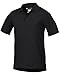 LA Police Gear Men Antiwrinkle Operator Tactical Short Sleeve Polo Shirt - Black - L