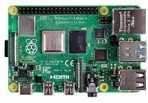 Close-up of Raspberry Pi 4 Model B ports