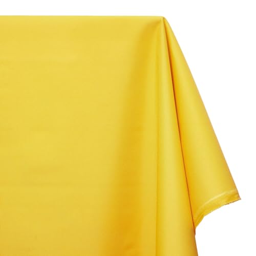 Ottertex Canvas Fabric Waterproof Outdoor 60" Wide 600 Denier Sold by The Yard (5 Yard, Yellow)