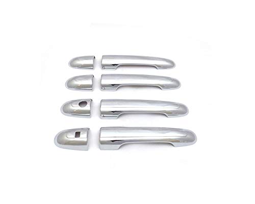 Couvre-poignée acier inoxydable Viano W639 finition chrome luxe avec capteur