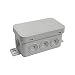 Produktbild Abzweigdose Feuchtraum Abzweigkasten Verteilerkasten IP54 (80x45x41, Grau)
